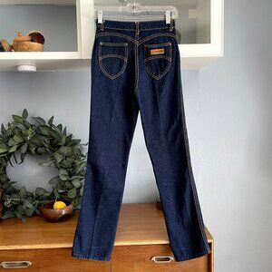Vintage 80's Gitano High Rise Slim Straight Mom Jeans 24 x 26.5
